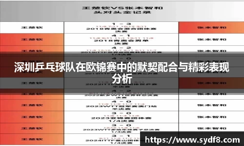 深圳乒乓球队在欧锦赛中的默契配合与精彩表现分析
